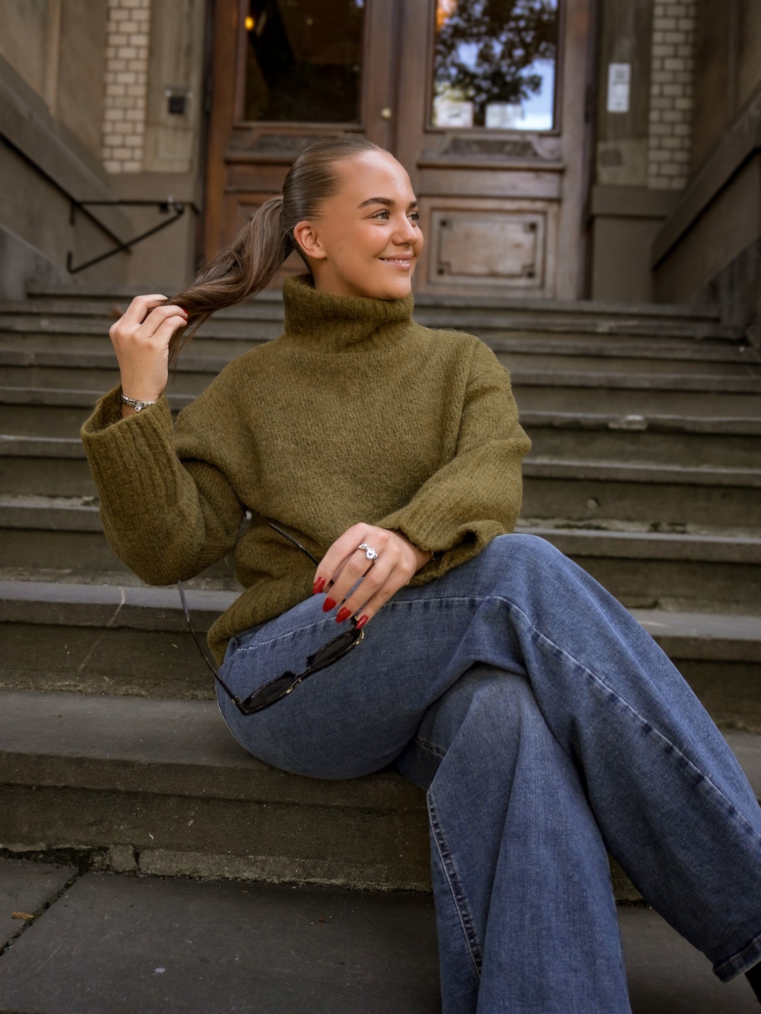 SLWGABRIELLA Pullover - Fir Green